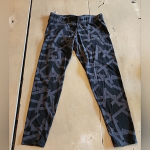 Adidas leggings grey size large